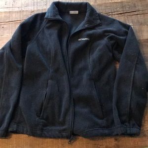 Black Columbia zip up fleece